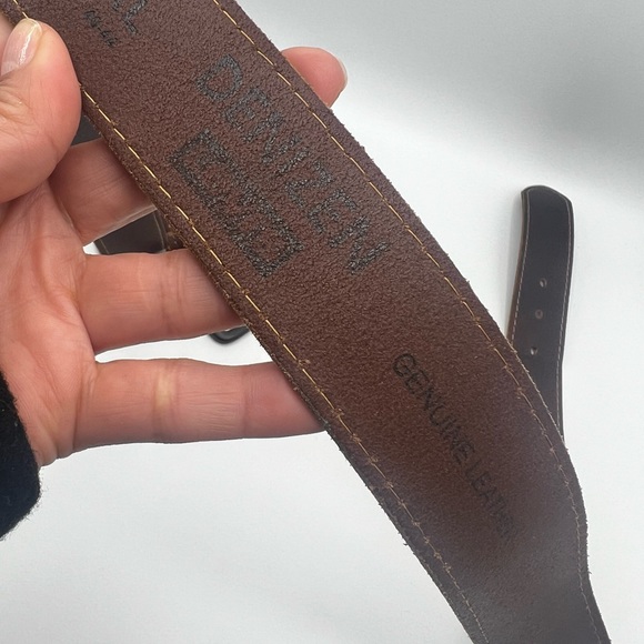 Denizen From Levi's Leather Belt SIZE: XL BROWN Men/unisex Excellent Condition - Picture 7 of 9